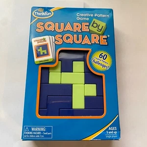 ThinkFun Square by Square Creative Pattern Puzzle Shape Game New Open Vtg 1999 - Picture 1 of 6