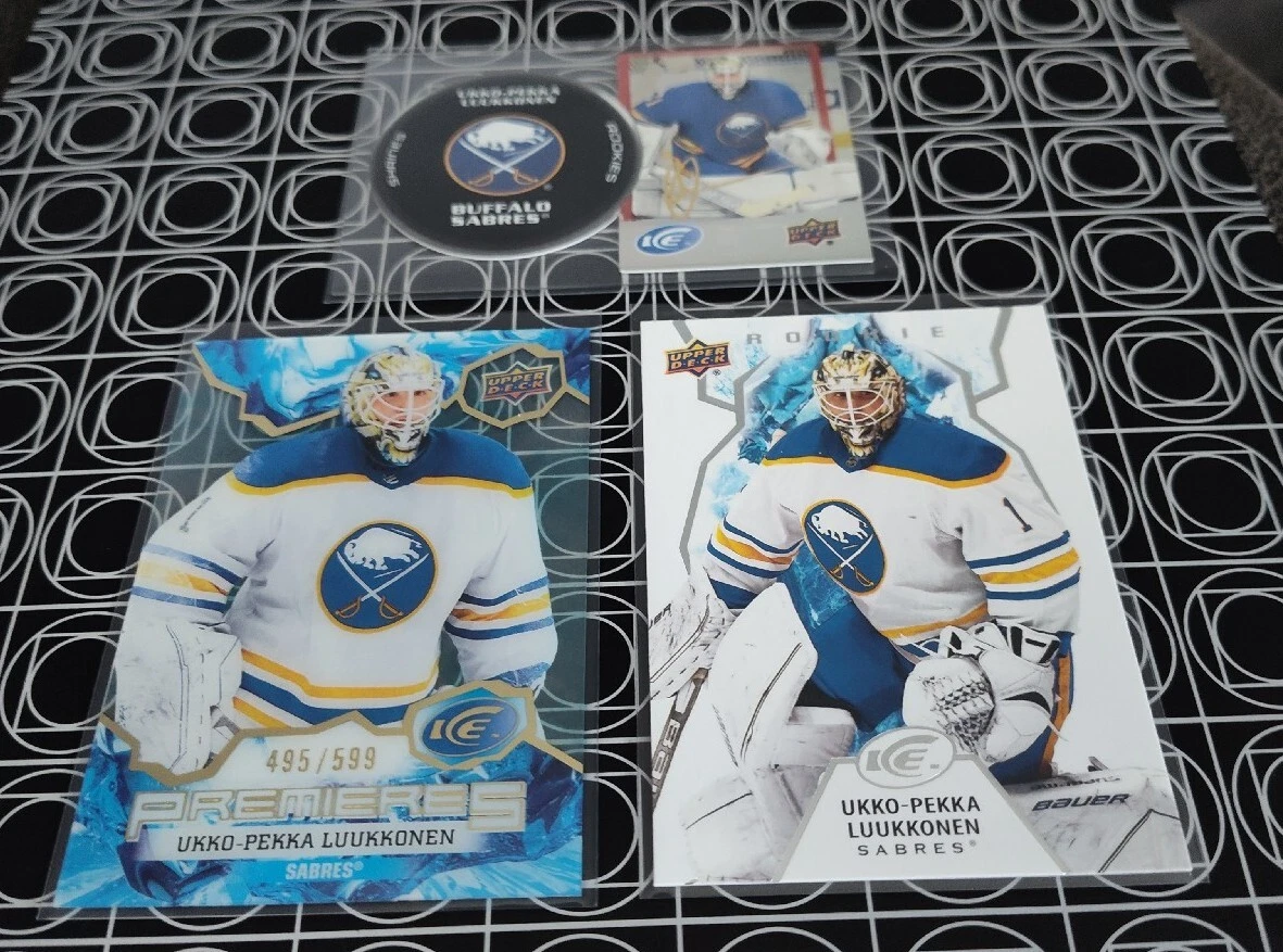UKKO-PEKKA LUUKKONEN 2021-22 UD ICE SHRINES PREMIERES ROOKIE RC LOT SP /599