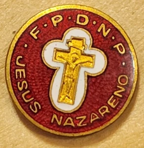 F.P.D.N.P. Jesus Nazareno Enamel Pin. Our T3703 - Picture 1 of 3