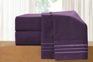 Elegant Comfort Luxury 4-Piece Bed Sheet Set - Luxury Bedding 1500 Premium Ho... - Picture 1 of 9