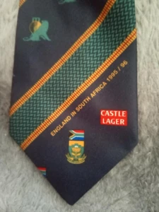ENGLAND CRICKET EN SUFRICA 1995/96 CORBATA. - Imagen 1 de 2