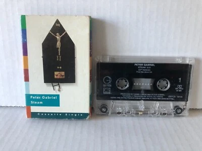 Peter Gabriel STEAM / GAMES WITHOUT FRONTIERS  1992 Geffen Cassette SINGLE Foto 1 de 4