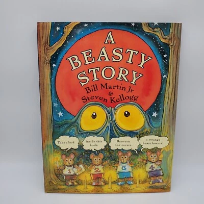 Signed Book 1st Ed A BEASTY STORY Steven Kellogg Art Hardback To Nancy Autograph - Image 1 of 4