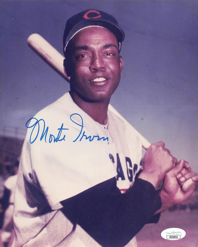 Monte Irvin Signed 8x10 Photo Chicago Cubs (JSA VV33922) - Image 1 of 1
