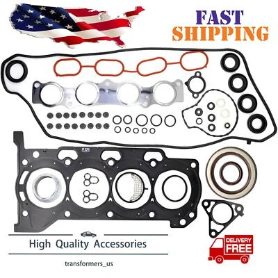 Комплект прокладок головки для 2010-2021 Toyota Prius 2011-2017 Lexus CT200h 1,8 л L4 DOHC - Изображение 1 из 4