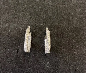 Damen Creolen Strass - Bild 1 von 6