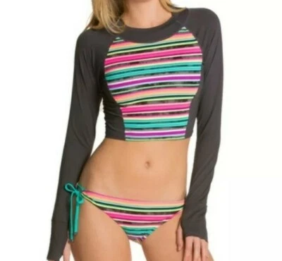 Новый с ярлыками: женщин Oakley длинным рукавом урожая rashguard (только верхний) - Изображение 1 из 4