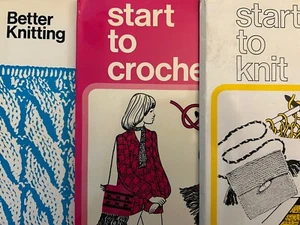 The Knitting Craft Group. Vintage Knitting & Crochet School Packs. Unused. - Picture 1 of 11