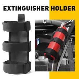 New Fire Extinguisher Holder Adjustable For Jeep 76-21 Wrangler JL JK TJ LJ YJ - Picture 1 of 10