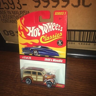 Hot Wheels Classics 1940s Ford Woodie Series 1 Orange Color 11/25 - Image 1 of 3