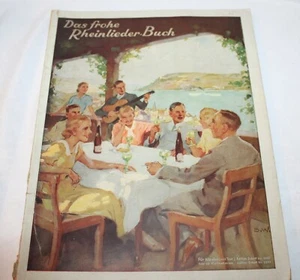 Das Frohe Rheinlieder-Buch B. Schott’s Shone Mainz Band German Sheet Music Book - Picture 1 of 4