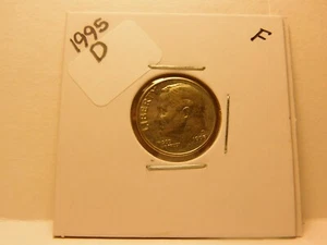 1995 D Dime-Very Good To Xtra Fine - Picture 1 of 2