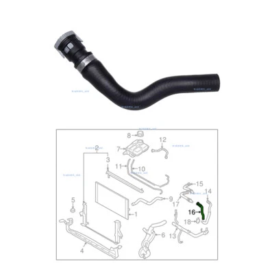 Engine HVAC Heater Outle Hose For Volvo S40 V50 C70 C30 2008-2013 #30636954 Foto 1 de 4