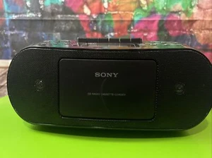 Sony CFD-S50 Black Boombox Home Audio - CD/Cassette/Radio - TESTED - - Picture 1 of 14