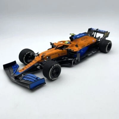 Modellino F1 Minichamps 1/18 McLaren F1 Team MCL35D 2nd place Italian GP 2021 #4 - Immagine 1 di 4