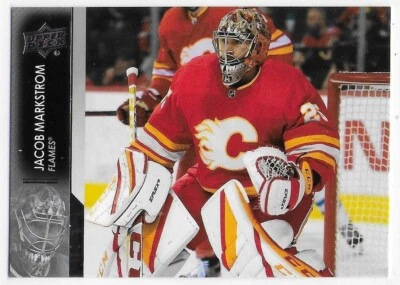 2021-22 Upper Deck #279 Jacob Markstrom - Calgary Flames - Image 1 of 2