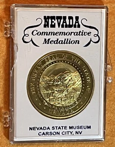 Nevada State Museum Copper Commemorative Medallion struck at Carson City Mint - Picture 1 of 2