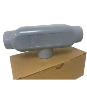 Nuevo cuerpo de conducto eléctrico de aluminio tipo T Emerson Appleton Form 85 1,25" - Imagen 1 de 3