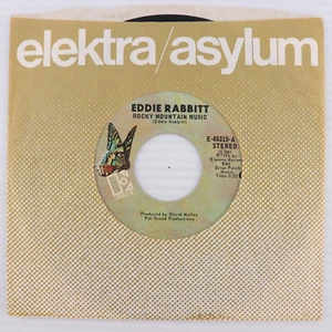 Eddie Rabbitt – Rocky Mountain Music/Do You Right Tonight 45 rpm Record E-45315 - Picture 1 of 17