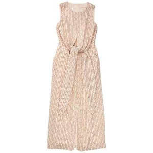 Sunset Lover Cream Cut-Out Tie Dress - Picture 1 of 4