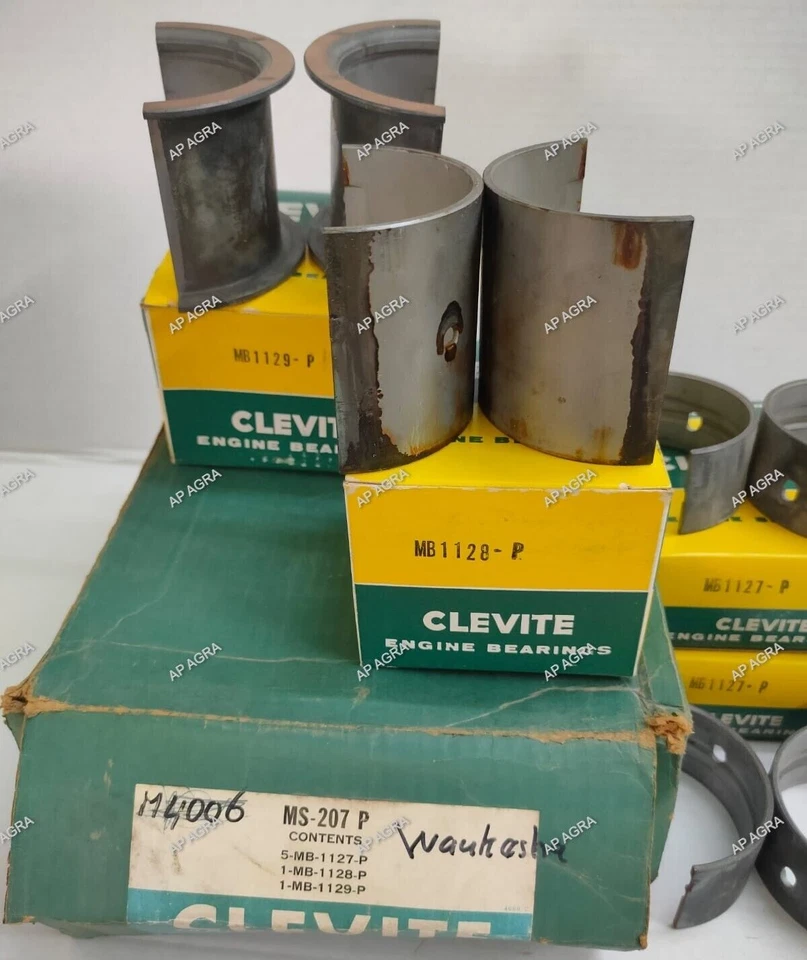 CLEVITE BEARING MS 207 P 5-MB-1127-P  1-MB-1128-P  1-MB-1129-P - Image 1 of 4