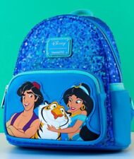 Funko Loungefly - Disney - Aladdin Jasmine Blue Sequin backpack - New- Exclusive