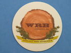 4" Beer Coaster: WESTERN RED Brewing Co ~ Poulsbo, BREWING ~ Cut Tree Design