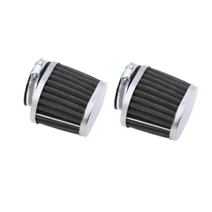 Pair Air Cleaner Intake Filter Pod Kit Universal For Motorcycle Scooter ATV 50mm - Picture 1 of 7