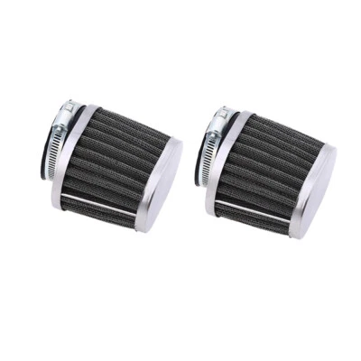 Air Cleaner Intake Filter Pod Kit Universal For Motorcycle Scooter ATV 50mm 2pcs - Image 1 of 4
