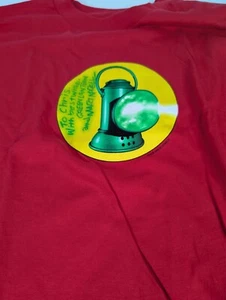 Alan Scott Green Lantern JSA Logo Long Sleeve T-Shirt SIGNED BY MARTY NODELL - Picture 1 of 3