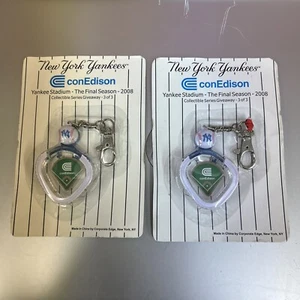 2ConEdison NY Yankee Stadium The Final Season Key Chain 2008 Giveaway 3 of 3 NOS - Picture 1 of 2