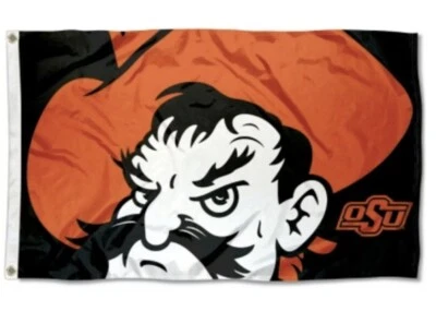 Oklahoma State Cowboys Pistol Pete Flag 3x5 - Image 1 of 4