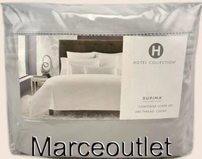 Hotel Collection 680 TC 棉质双被和假套装钯金 — 第 1/4 张图片