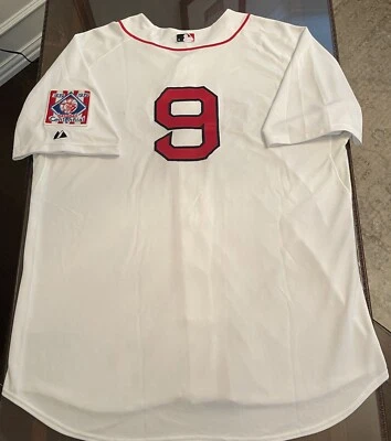 Футболка Теда Уильямса No9 Boston Red Sox подлинная полевая Majestic 2XL+ (читайте) - Изображение 1 из 4