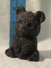 Sweet Little Sitting Black Bear Home Decor Statue 3 1/2"