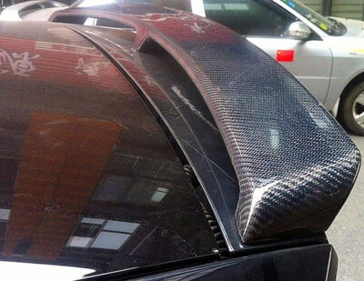 Alerón de techo de fibra de carbono real para Smart Fortwo 2008-2013 Foto 1 de 4