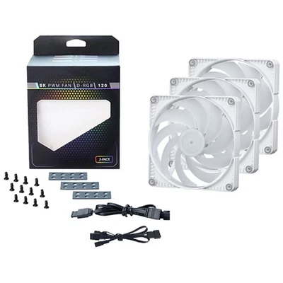 Efficient Cooling CPU Cooler Fan ARGB 12cm 3Pin 5V PWM Quiet Ventilador FDB 3PCS - Image 1 of 4