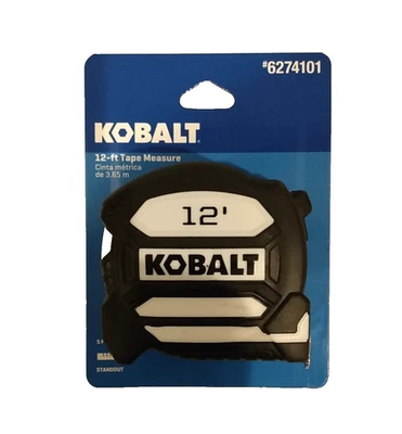 Kobalt 12ft Tape Measure White #6274101 NEW in package - Image 1 of 2