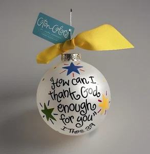 Baumwollfarben Marke How Can I Thank God Enough For You Weihnachtsschmuck - Bild 1 von 8
