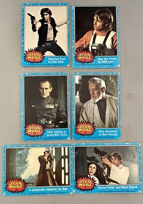 Tarjetas coleccionables Topps de Star Wars 1977 (6) Foto 1 de 4