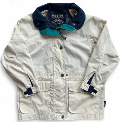 Abrigo Chaqueta Parka Vintage Pacific Trail Sailing Yacht Regatta S Londres Niebla Larga Foto 1 de 4