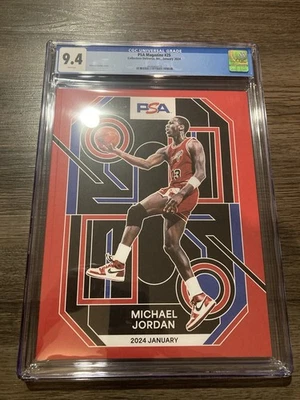 CGC 9.4 Michael Jordan PSA Magazine #25 enero 2024 Collectors Universe Inc Foto 1 de 4