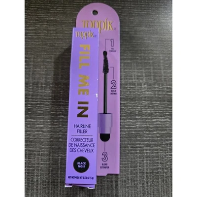 Relleno Toppik Black Fill Me In Hairline fácil aplicación   Foto 1 de 4