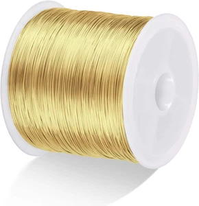 Alambre para Joyería 100 Metros Cobre Dorado Resistente a Deslustre - Bild 1 von 12