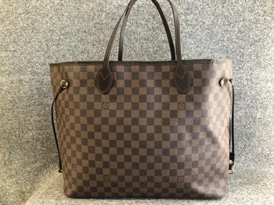 Authentic Louis Vuitton Tote Bag Neverfull GM Damier Ebene N51106 Old Moldel - Image 1 of 4