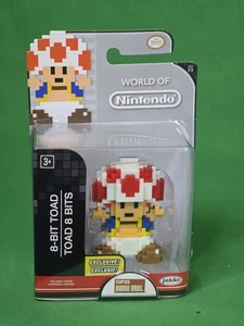 World of Nintendo 8-Bit Red Toad 2,5" Actionfigur Jakks Pacific Walgreens - Bild 1 von 6