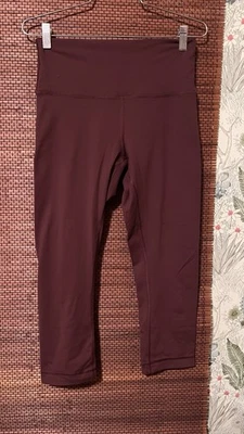 Lululemon Wunder Train HR Crop 21 英寸 * Everlux 尺寸 8 Savannah — 第 1/4 张图片