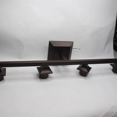 Lámparas de baño bronce frotado con aceite 5HY68B-4W - sin pantallas de vidrio Foto 1 de 4