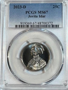2023 D Jovita Idar 25c PCGS MS67 American Women Quarter - Picture 1 of 2
