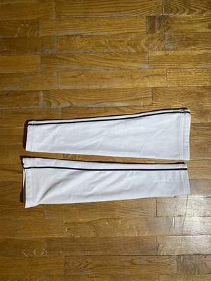 Calentadores de brazo Rapha forrados de lana blancos, talla mediana Foto 1 de 4